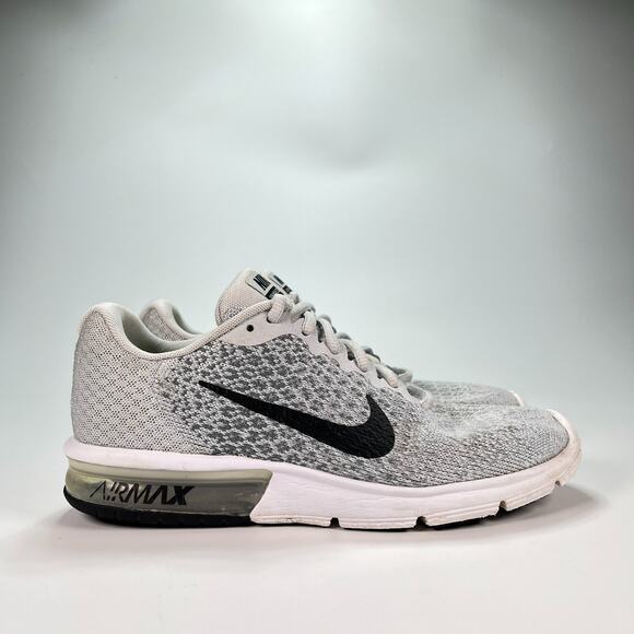 Nike Air Max Sequent 2 Grey Running Shoes Sneakers 852465-001 Women’s Size 8.5 - Picture 1 of 11